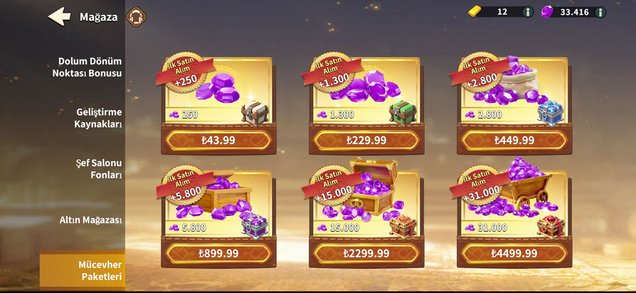 Fate War Mücevher Elmas